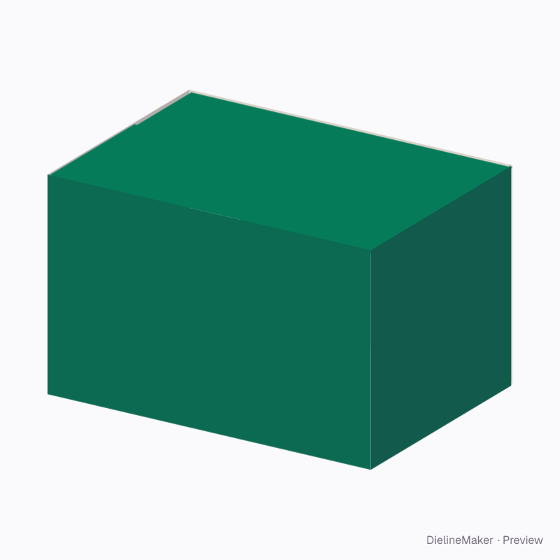 Bulk refill shipping carton — Overlap slotted box