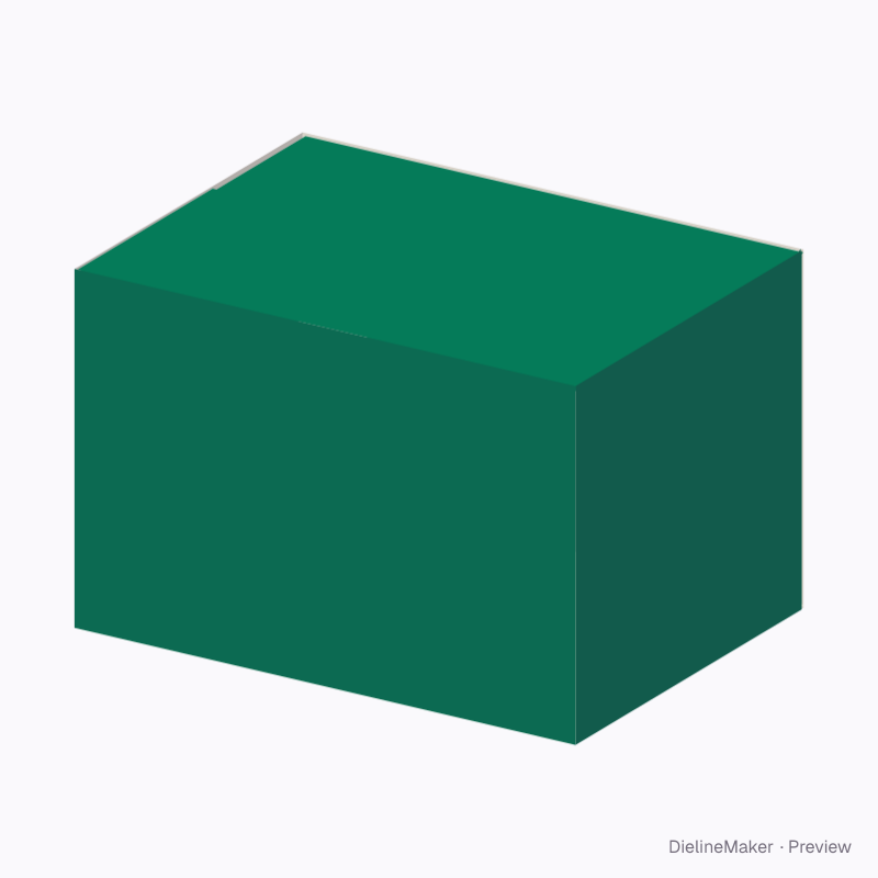 Housewares shipping carton — Overlap slotted box