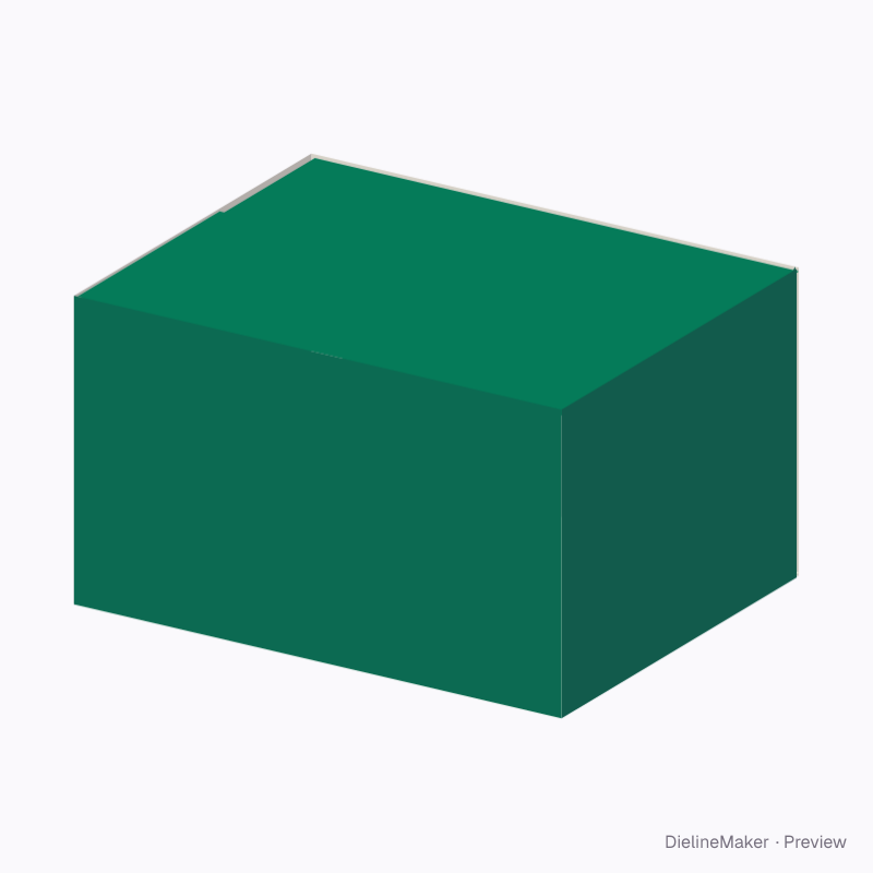 Soft goods shipping carton — Overlap slotted box
