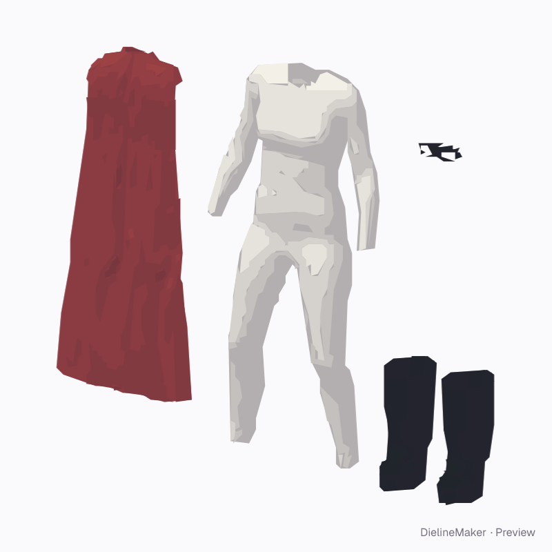 Padded hero costume kit