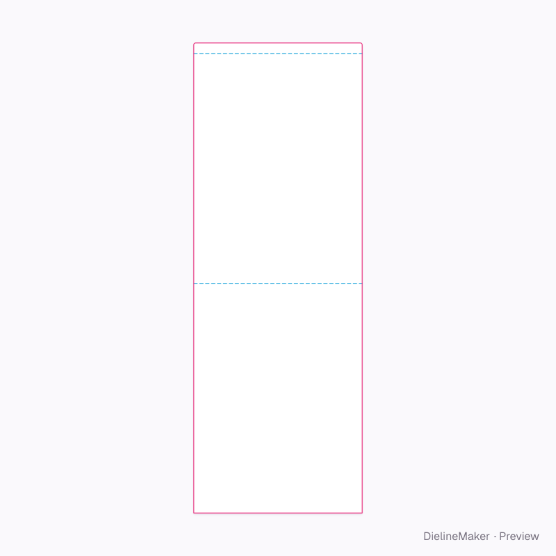 Flat dieline preview