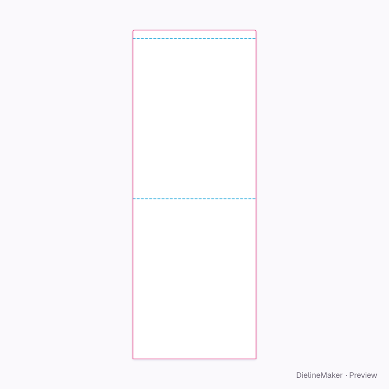 Outerwear mailing envelope — Padded mailer flat dieline