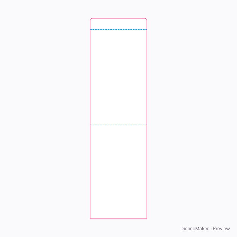 Flat dieline preview