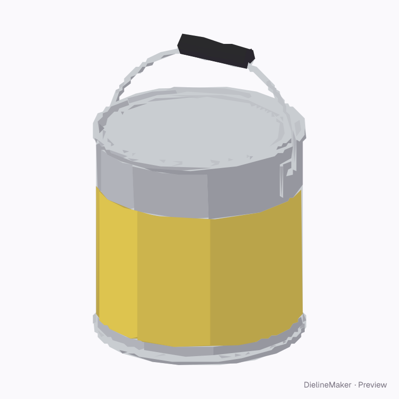 Paint tester can