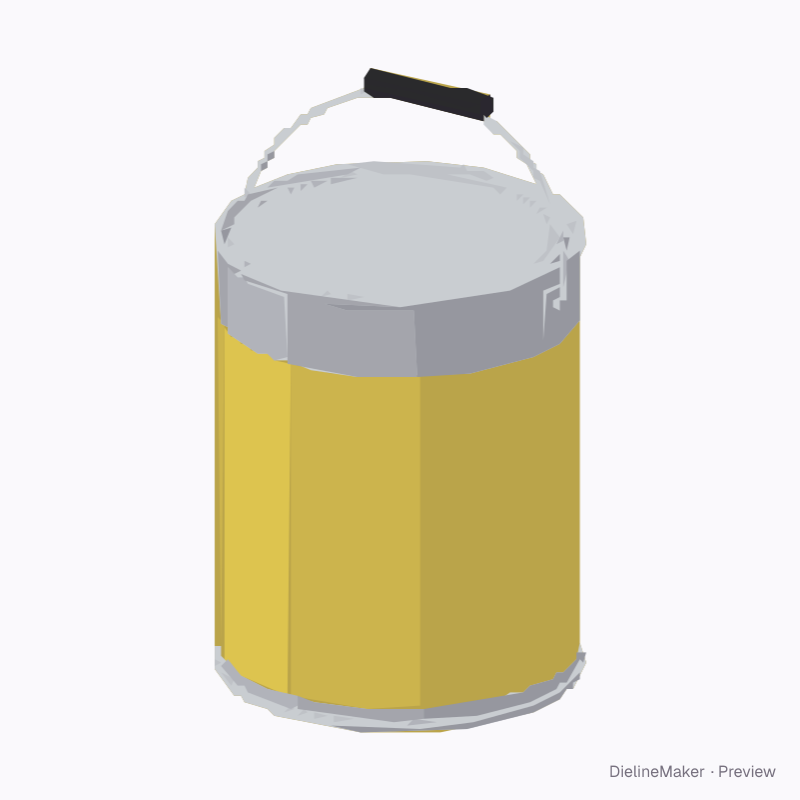 Small paint can