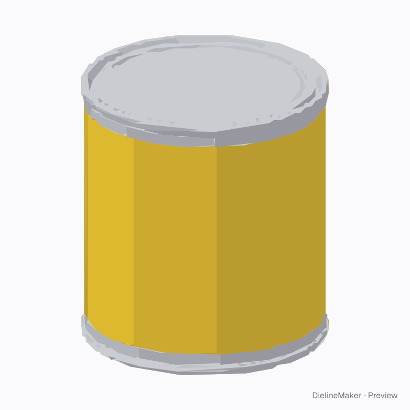 Paint can ½ pint