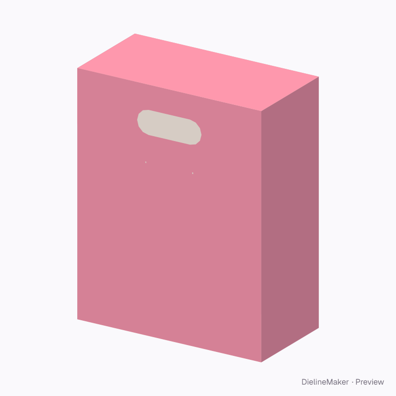 Bakery bag with fold-over top
