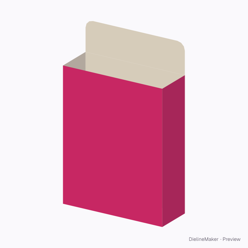 Rounded raised-header bag