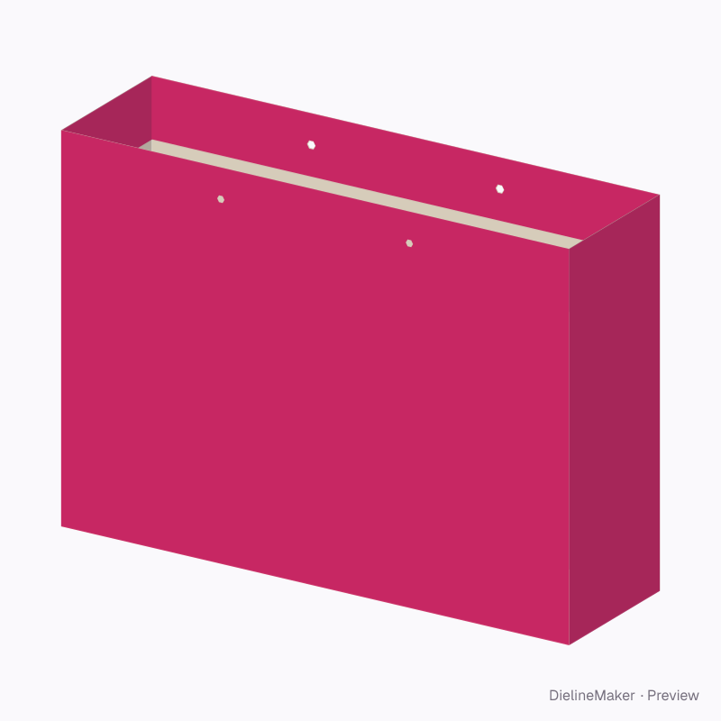 Landscape retail bag