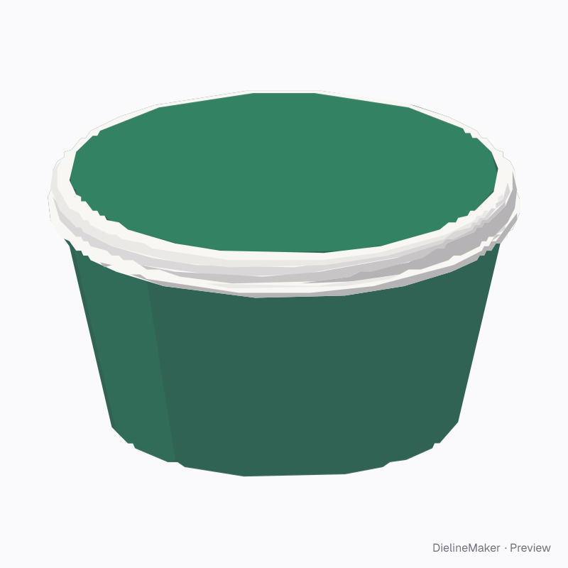 100 × 50 mm paper soup & salad bowl