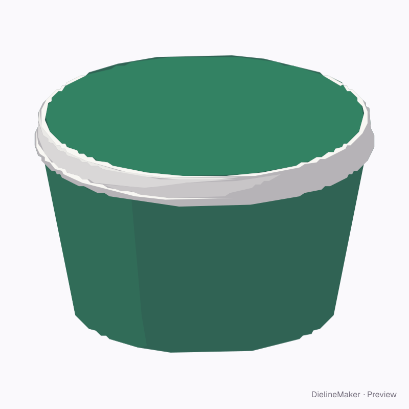 175 × 95 mm paper soup & salad bowl