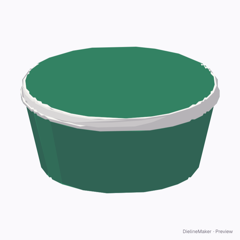 215 × 85 mm paper soup & salad bowl