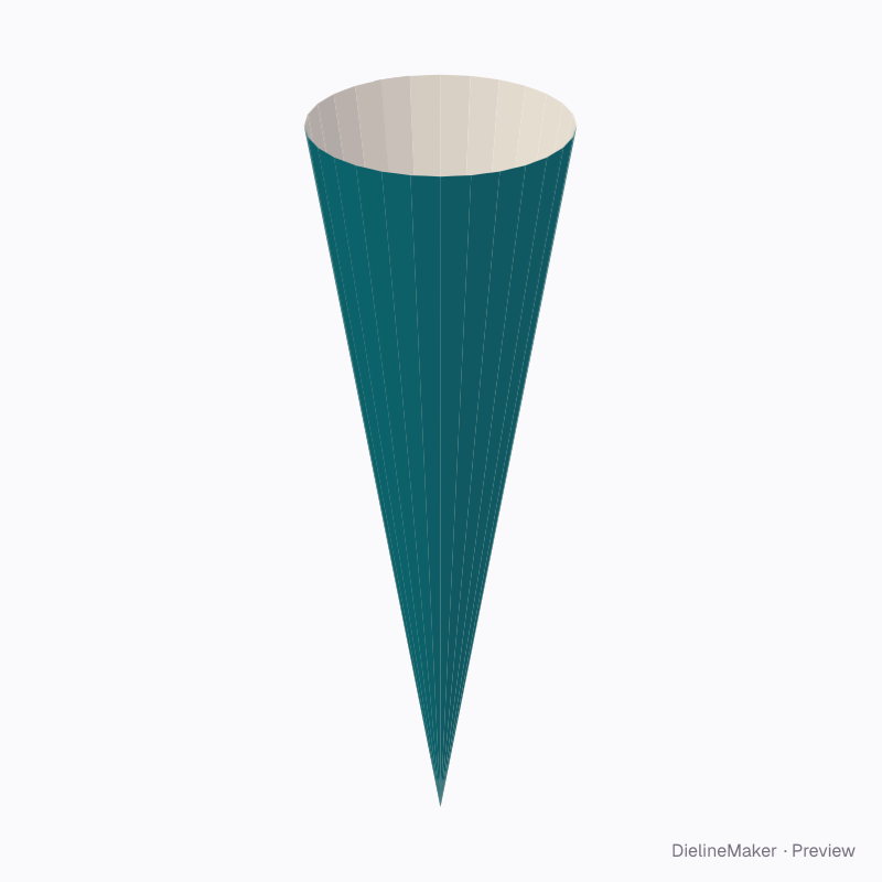 Churro serving cone — Paper cone