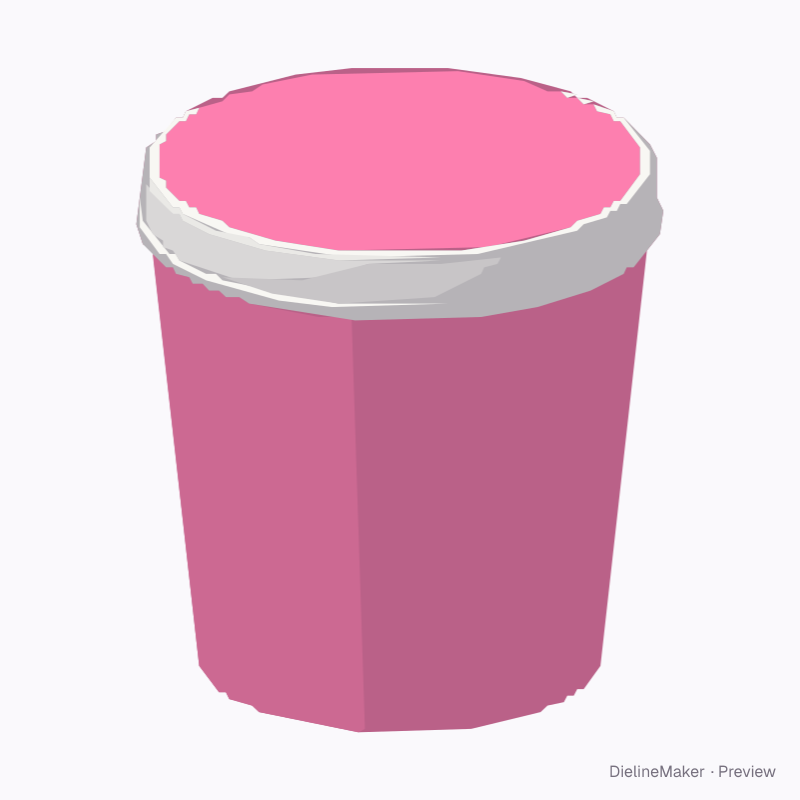 Family ice cream tub