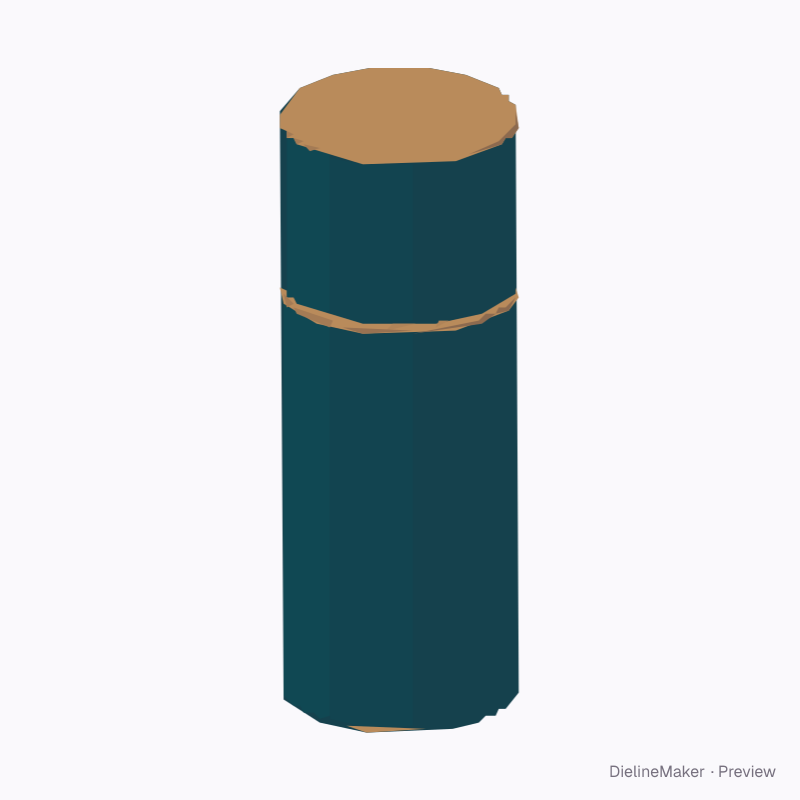 Push-up balm paper tube