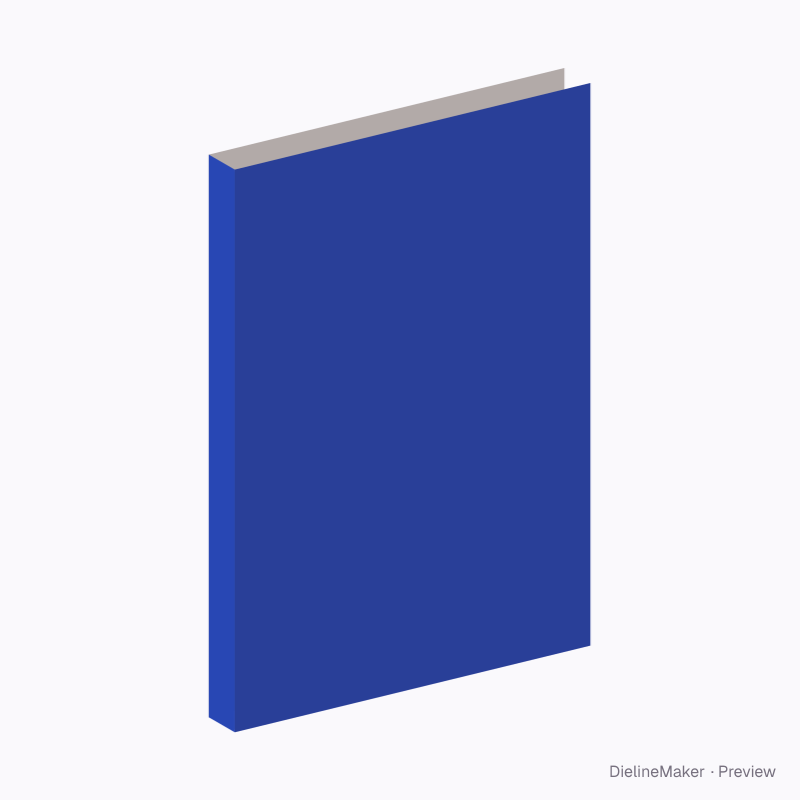 Crown 7 × 10 in paperback book