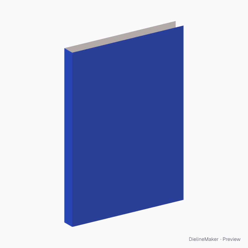 Executive 7.25 × 10.25 in paperback book