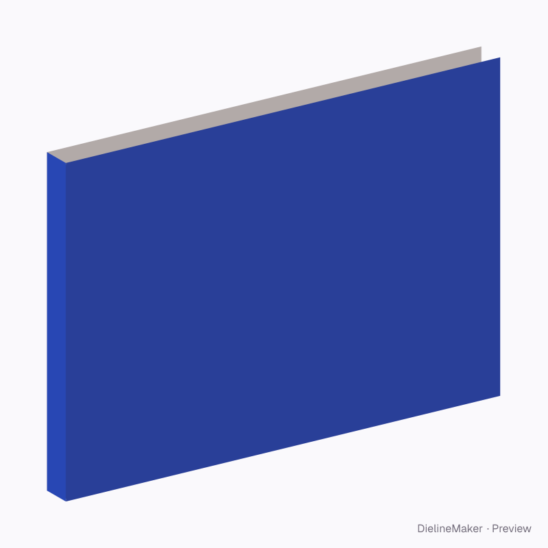 A5 landscape paperback book