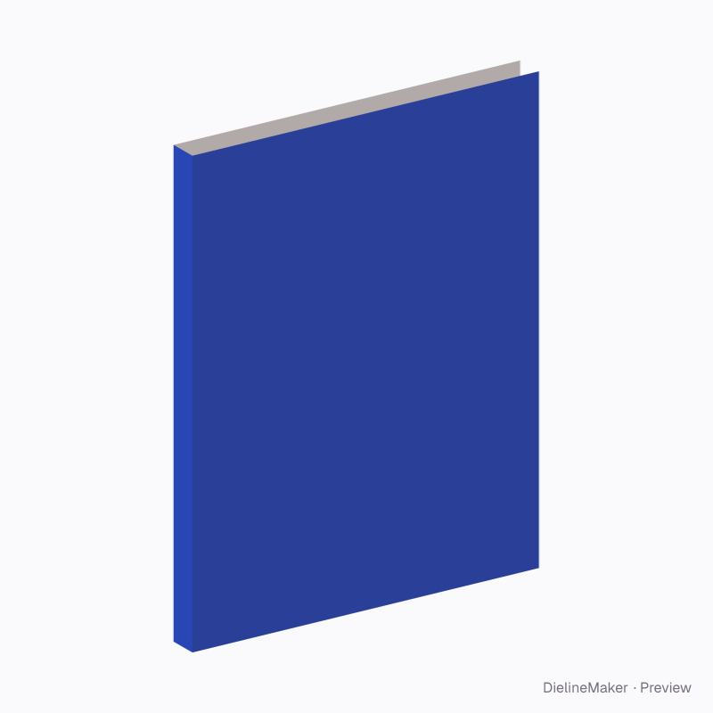 US letter 8.5 × 11 in paperback book