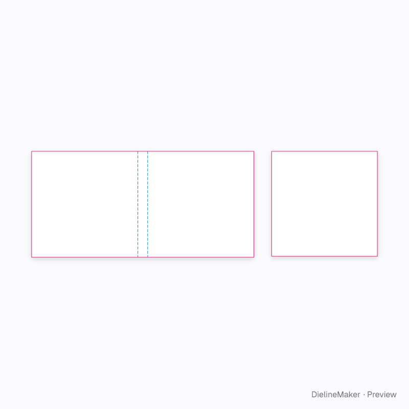 8.5 in square paperback book artwork area