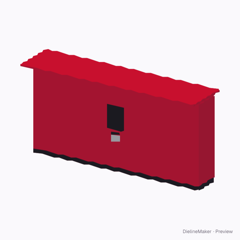 Outdoor parcel terminal with canopy