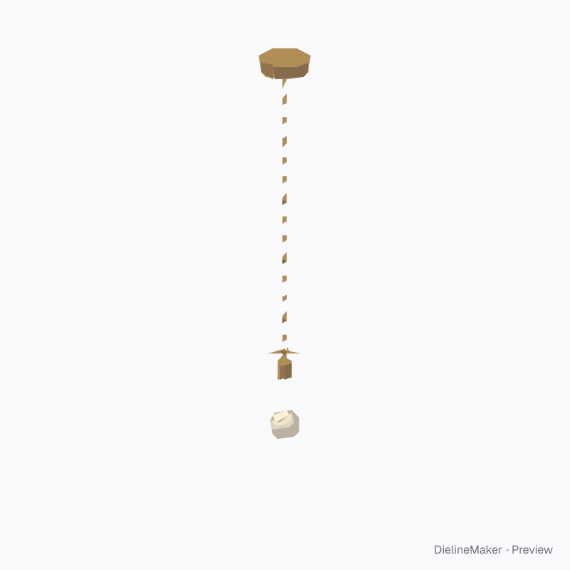 Tapered boudoir pendant