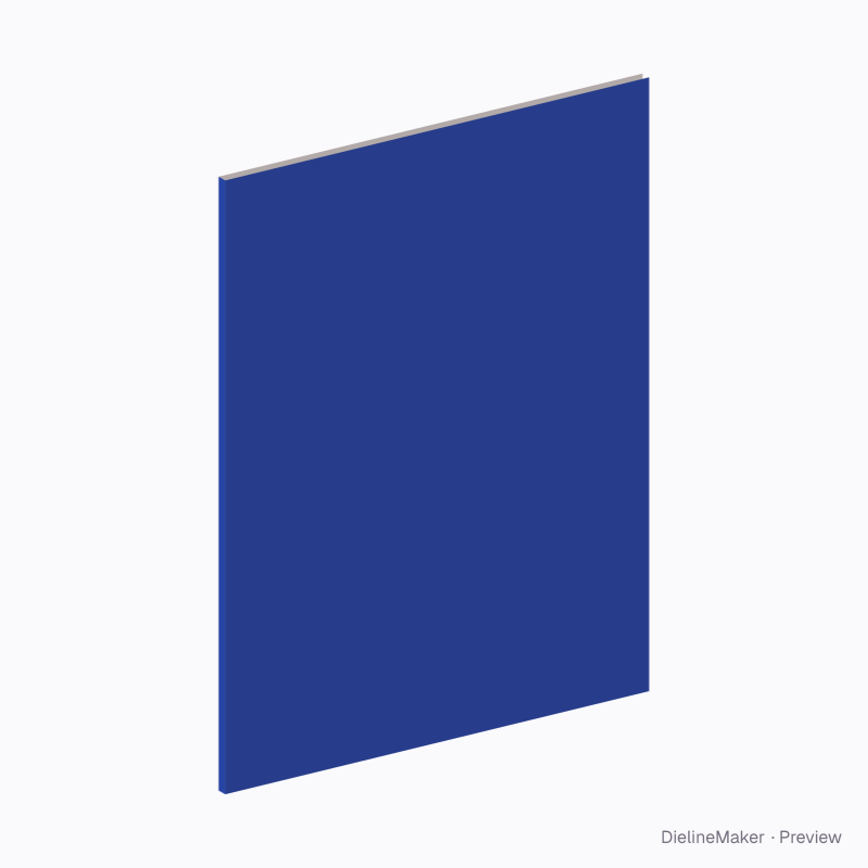 Perfect-bound magazine cover