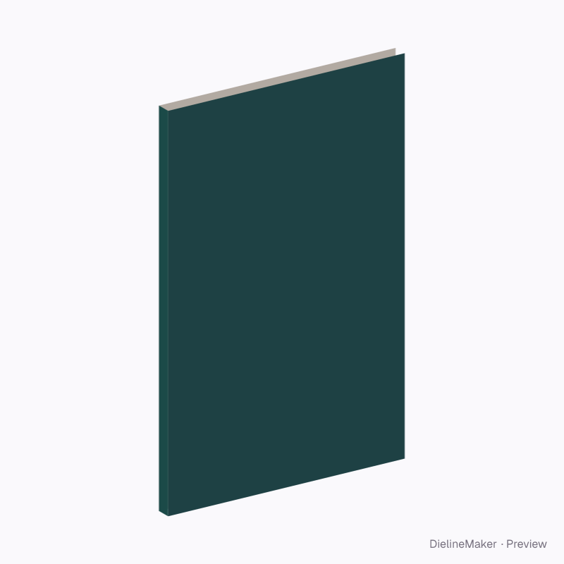 Comic 6.625 × 10.25 in perfect-bound book cover