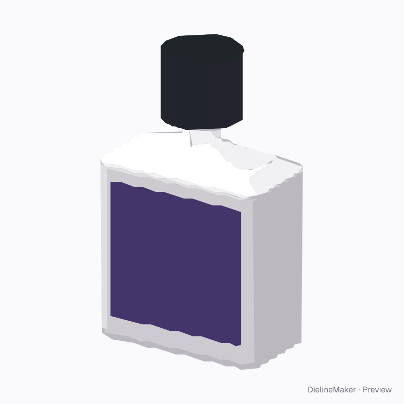 Large perfume bottle