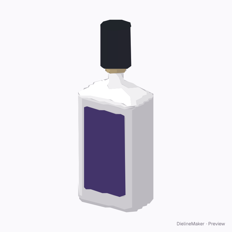 Tall perfume bottle
