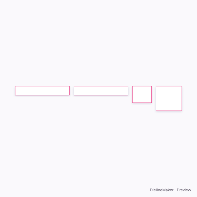 Mini cube calendar artwork area