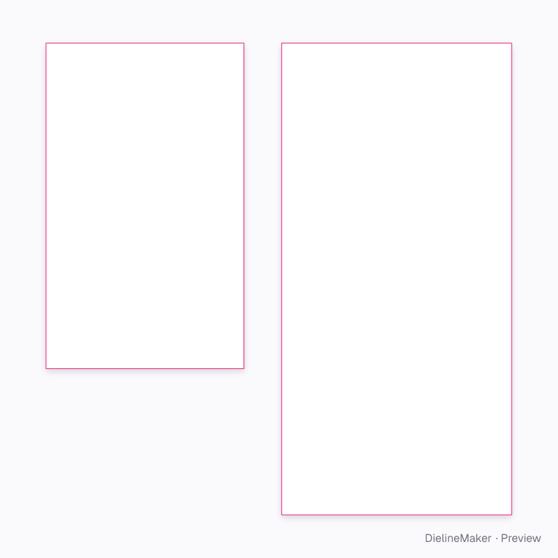 Flip wallet phone case artwork area