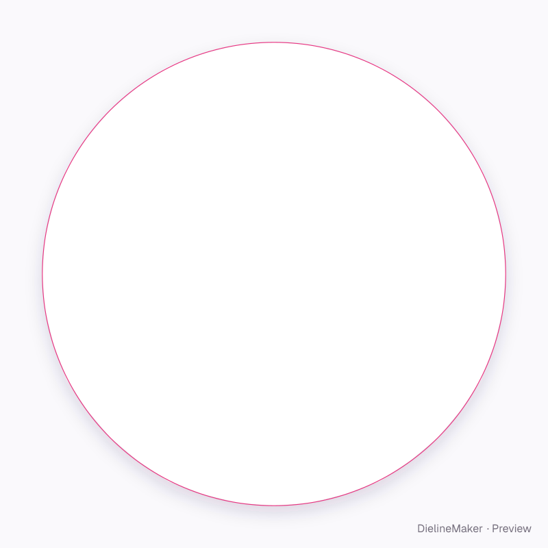 32 mm pin button artwork area