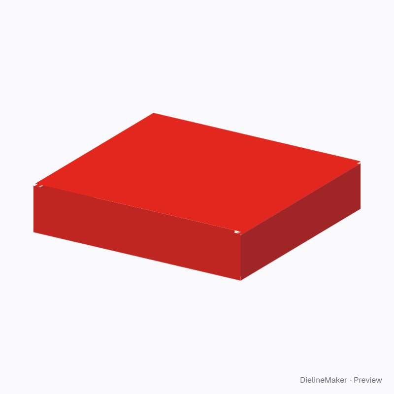 6-inch personal pizza box — Pizza box