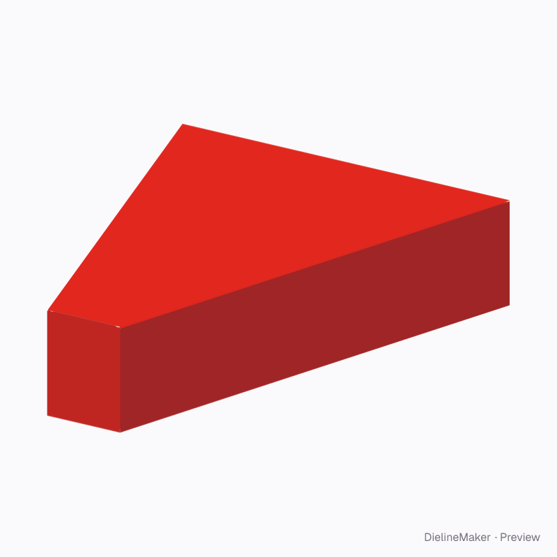 Small pizza slice box