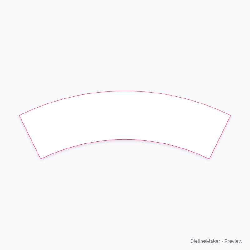 10-inch flower pot with saucer flat dieline