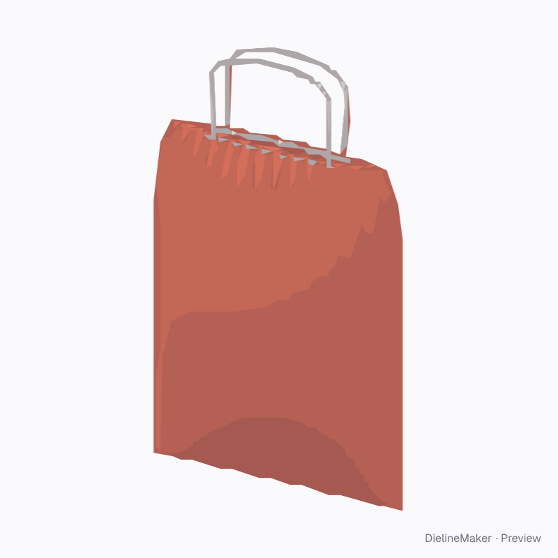 Plastic drawstring bag