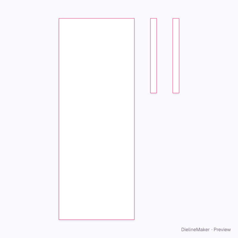 Flat dieline preview