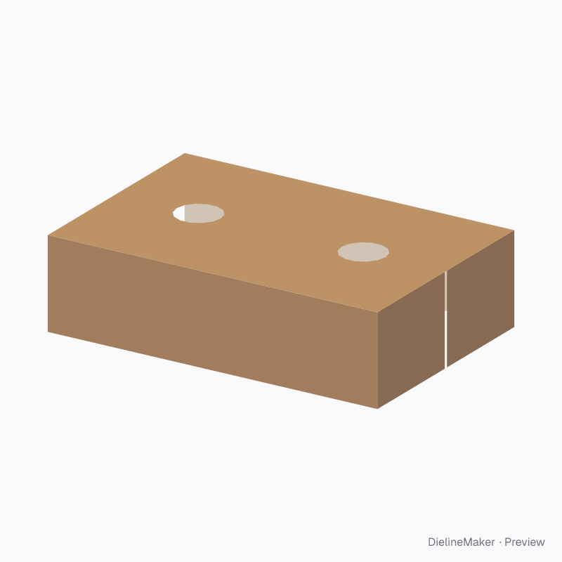 Platform with split end 300×200×80