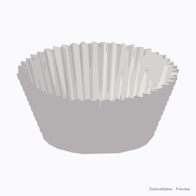 Standard cupcake liner 50 mm