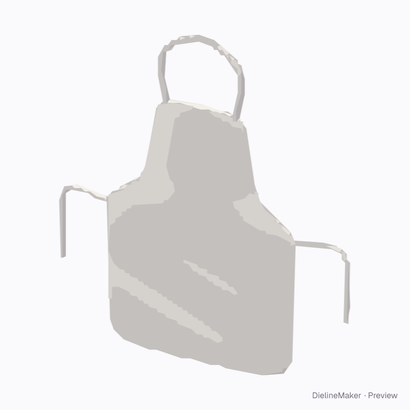 Bib apron with pocket options