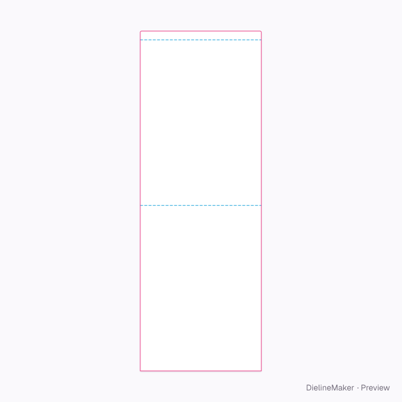 Bedding mailing envelope — Poly mailer flat dieline