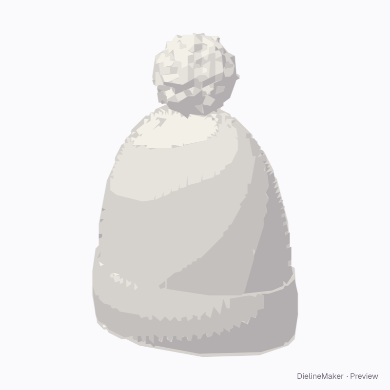 Pom-pom beanie