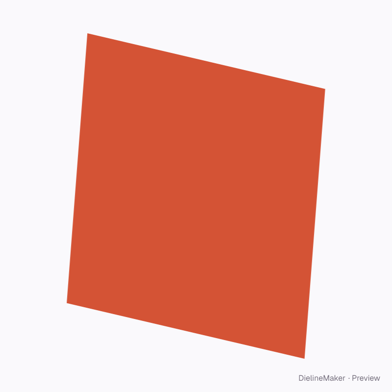 300 mm square poster