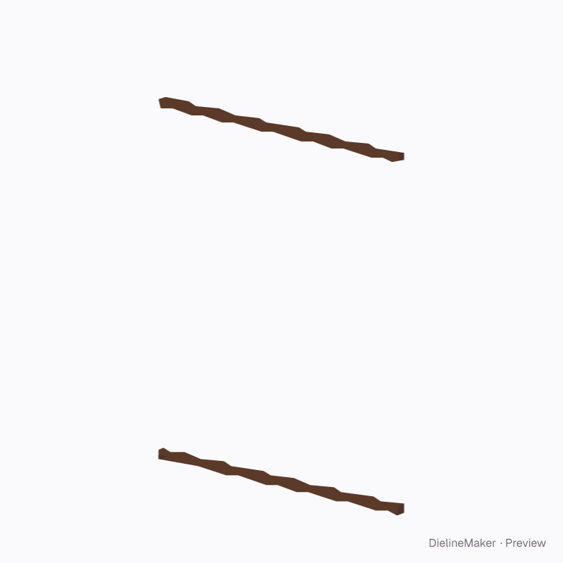 Walnut poster hanger, 50 × 70 cm
