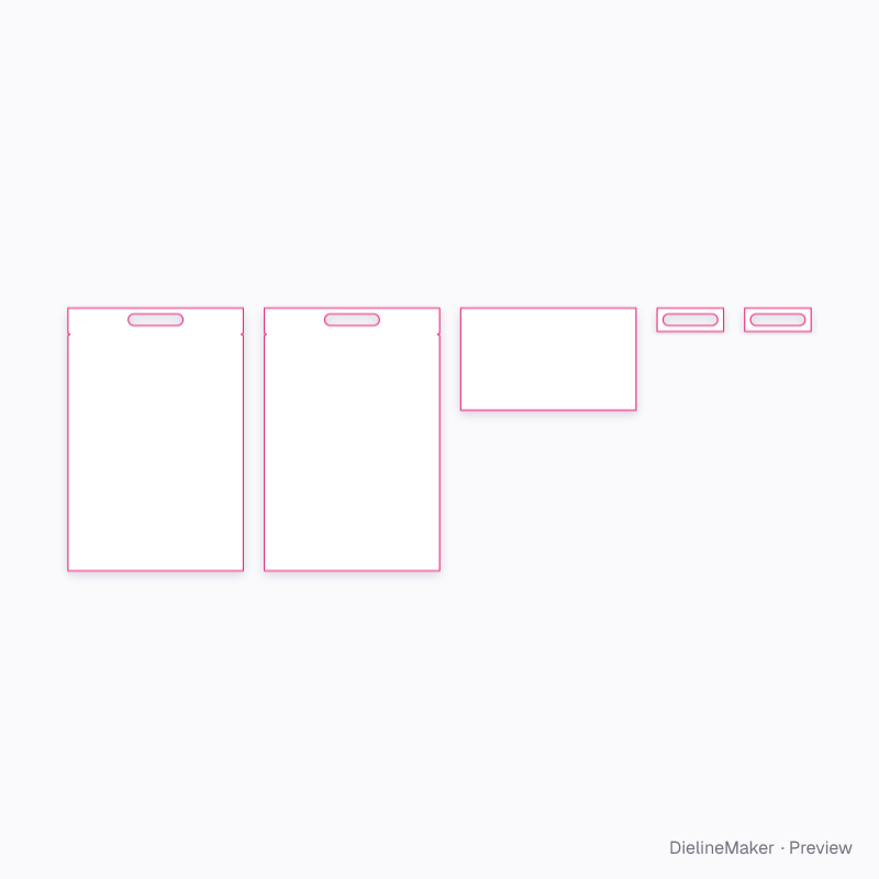 Carry-handle bulk pouch flat dieline