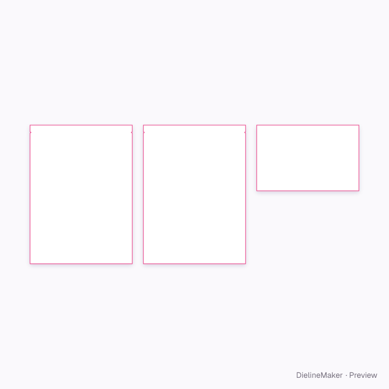 Bulk food pouch flat dieline