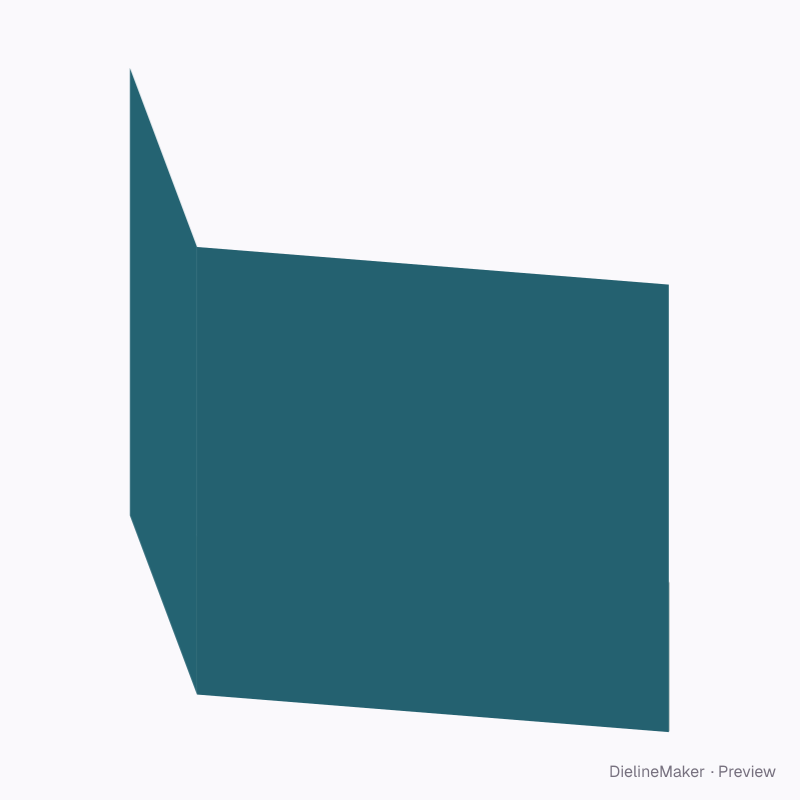 225 mm square presentation folder