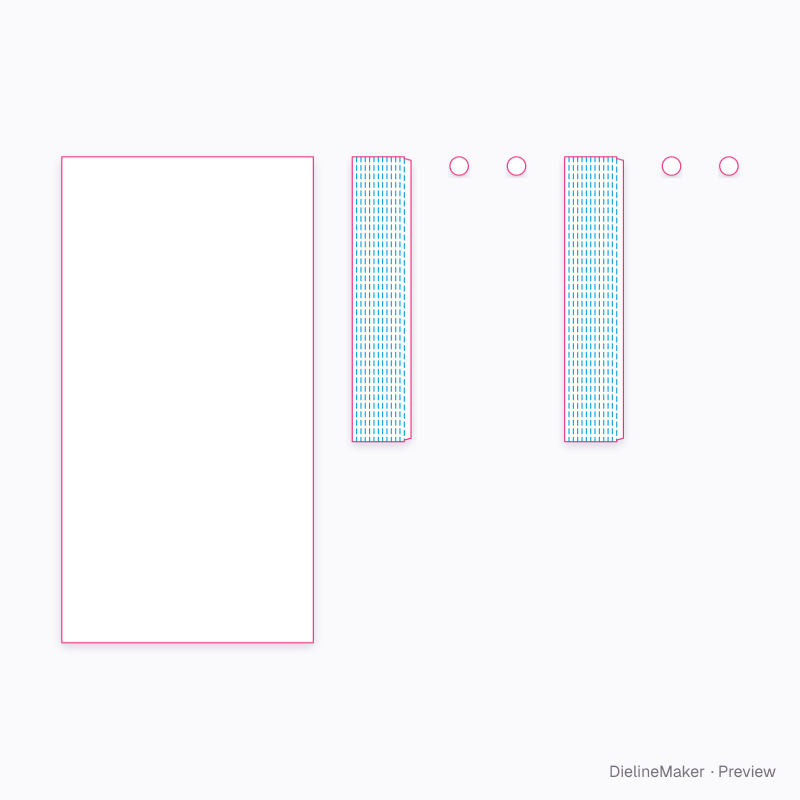 Flat dieline preview