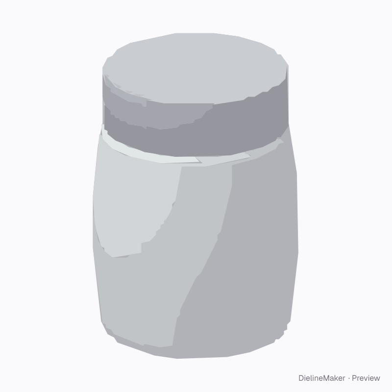 Clear round honey jar